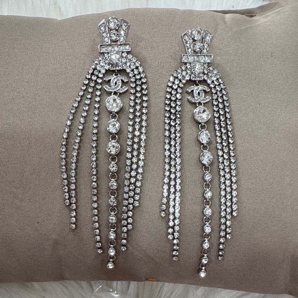 Silver earrings
